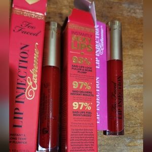 SOLD!! All items are cross posted. Too faced lip injection extreme, full size